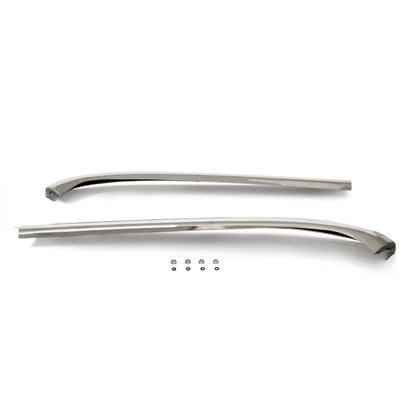 Top Windshield Trim Molding | Polished Stainless | Convertible | 1965-68 Ford Mustang