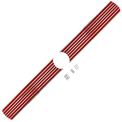 Finned Tail Light Panel Grille | 1965-66 Ford Mustang