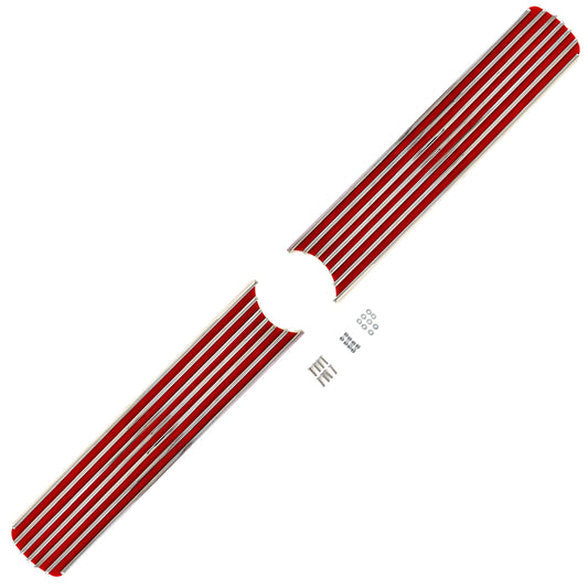 Finned Tail Light Panel Grille | 1965-66 Ford Mustang