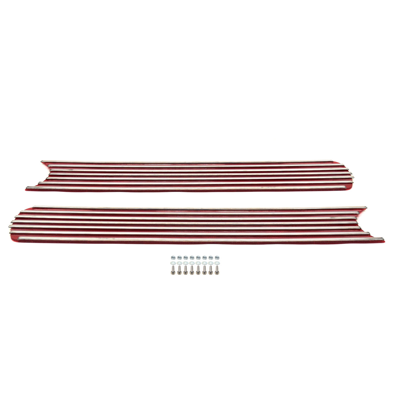 Finned Tail Light Panel Grille | 1965-66 Ford Mustang