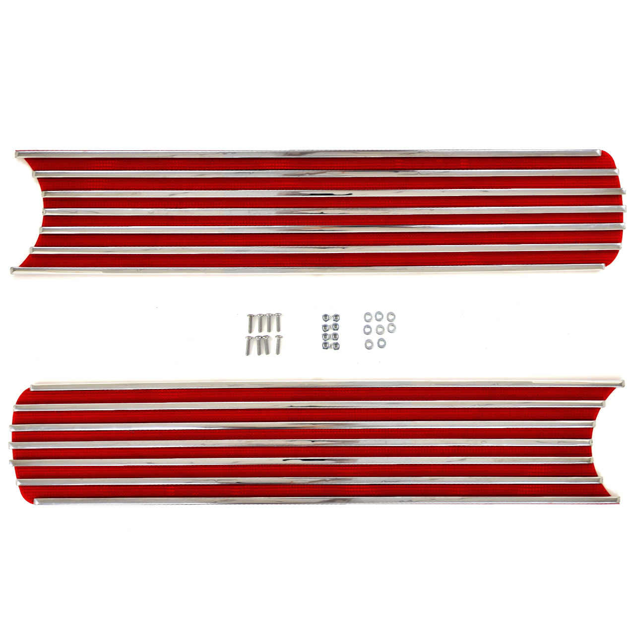 Finned Tail Light Panel Grille | 1965-66 Ford Mustang