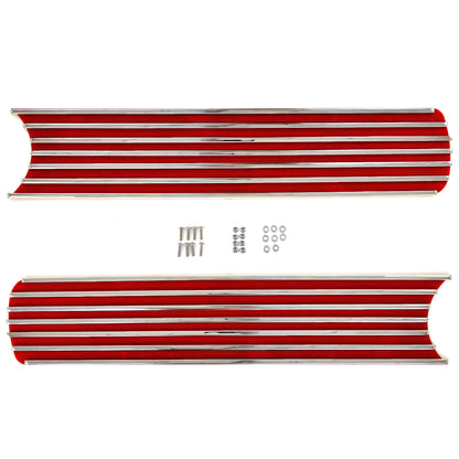 Finned Tail Light Panel Grille | 1965-66 Ford Mustang