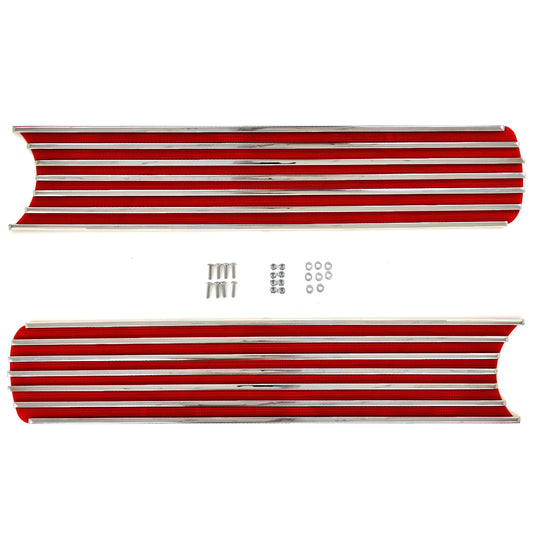 Finned Tail Light Panel Grille | 1965-66 Ford Mustang