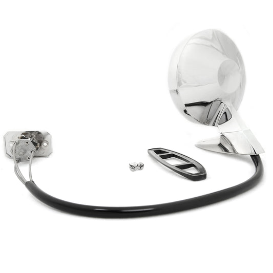 Remote Chrome Side Mirror | LH | 1965-66 Ford Mustang