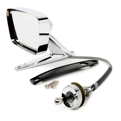 Remote Chrome Side Mirror | LH | 1967-68 Ford Mustang