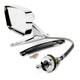 Remote Chrome Side Mirror | LH | 1967-68 Ford Mustang