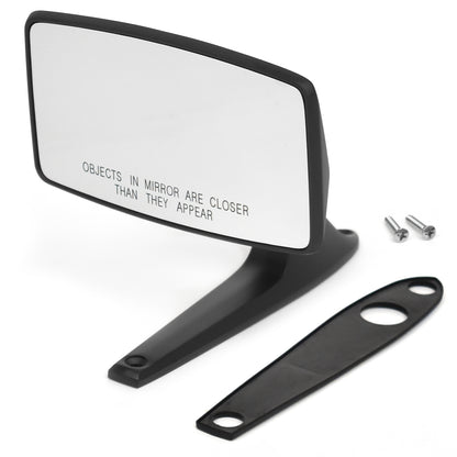 Black Side Mirror | Convex | RH | 1967-68 Ford Mustang
