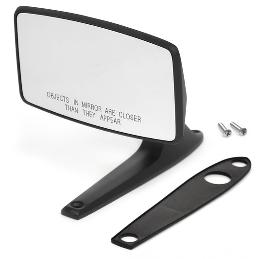 Black Side Mirror | Convex | RH | 1967-68 Ford Mustang