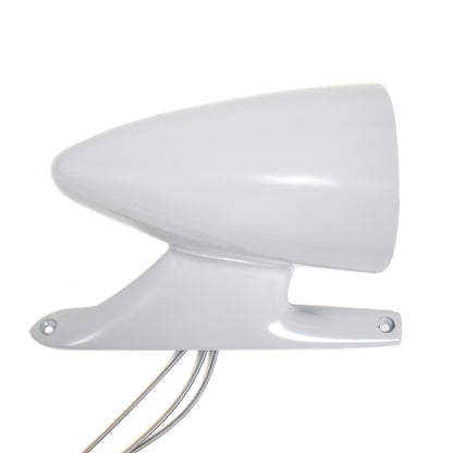 Racing Side Mirror | Remote | Primer | LH | Early 1969 Ford Mustang