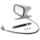 Racing Side Mirror | Remote | Primer | LH | 1971-73 Ford Mustang