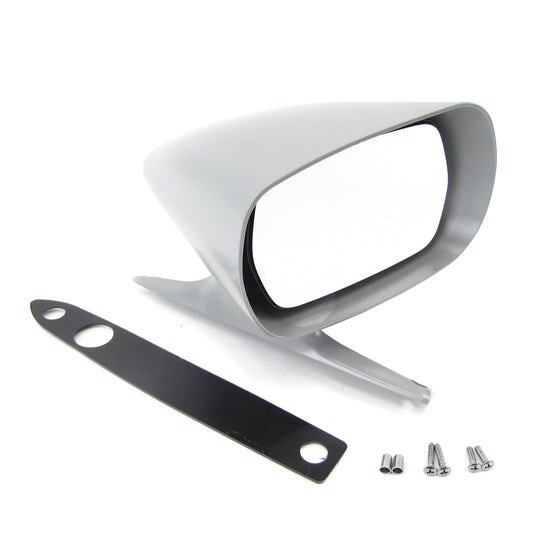 Racing Side Mirror | Dummy | Primer | RH | 1971-73 Ford Mustang