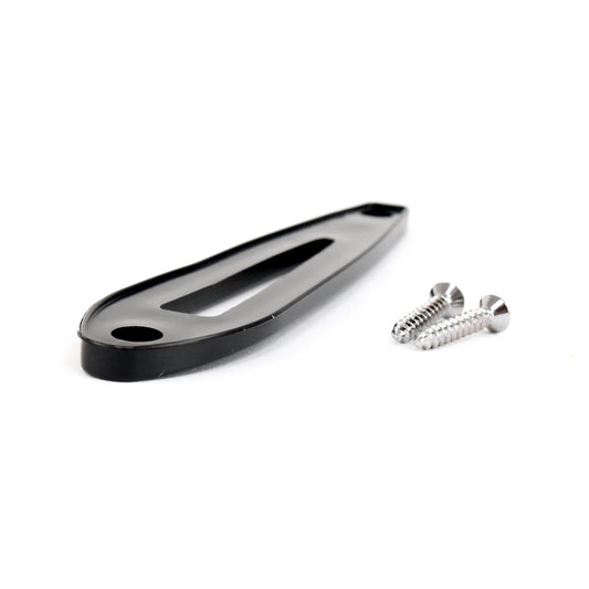 Bullet Mirror Pad with Screws | Long Base | Contoured | 1967-68 Ford Mustang