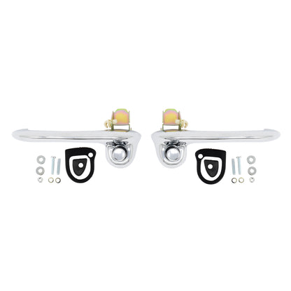 Chrome Exterior Door Handles | Pair | 1965-66 Ford Mustang