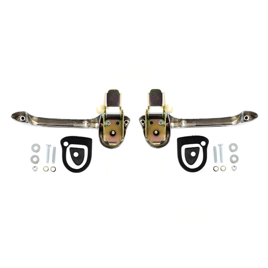 Chrome Exterior Door Handles | Pair | 1965-66 Ford Mustang