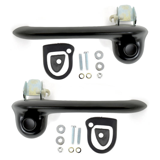 Black Exterior Door Handles | Pair | 1965-66 Ford Mustang