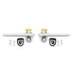 Chrome Exterior Door Handles | Pair | 1967-68 Ford Mustang