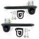 Black Exterior Door Handles | Pair | 1967-68 Ford Mustang