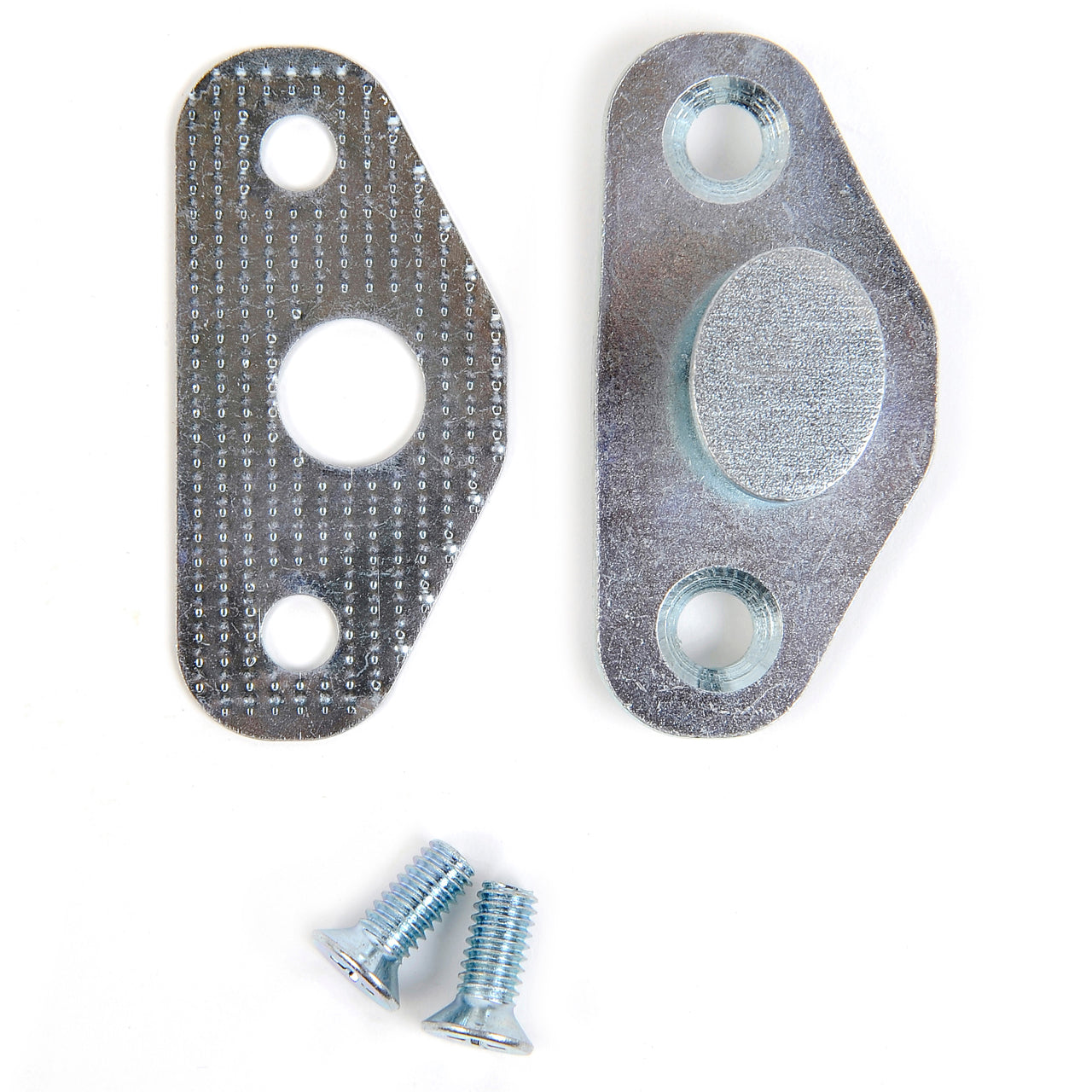 Door Latch Striker Plate with Shim | LH or RH | 1967-70 Ford Mustang