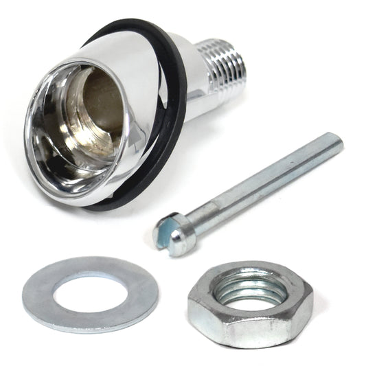 Trunk Lock Cylinder Sleeve with Extension | 1965-66 Ford Mustang