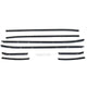 Beltline Window Felt Kit | Fastback | 8 piece | 1971-73 Ford Mustang