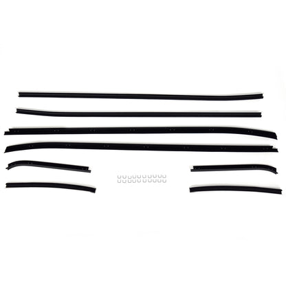Beltline Window Felt Kit | Fastback | 8 piece | 1971-73 Ford Mustang
