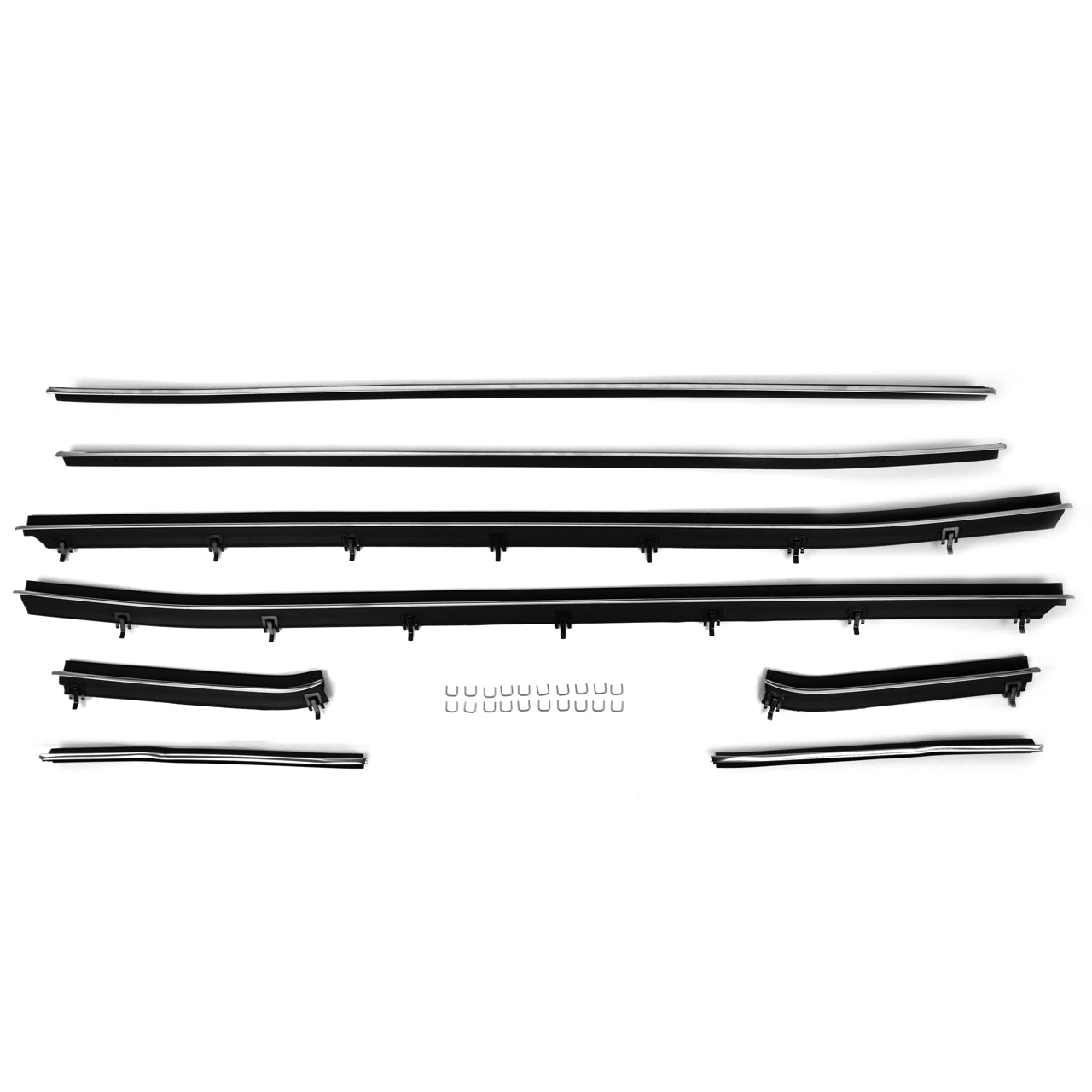 Beltline Window Felt Kit | Grande Coupe | 8 Piece | 1971-73 Ford Mustang