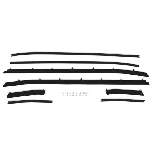Beltline Window Felt Kit | Grande Coupe | 8 Piece | 1971-73 Ford Mustang