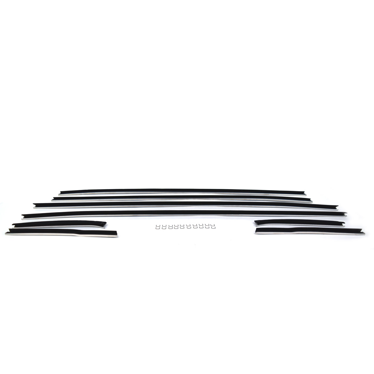 Beltline Window Felt Kit | Grande Coupe | 8 Piece | 1971-73 Ford Mustang