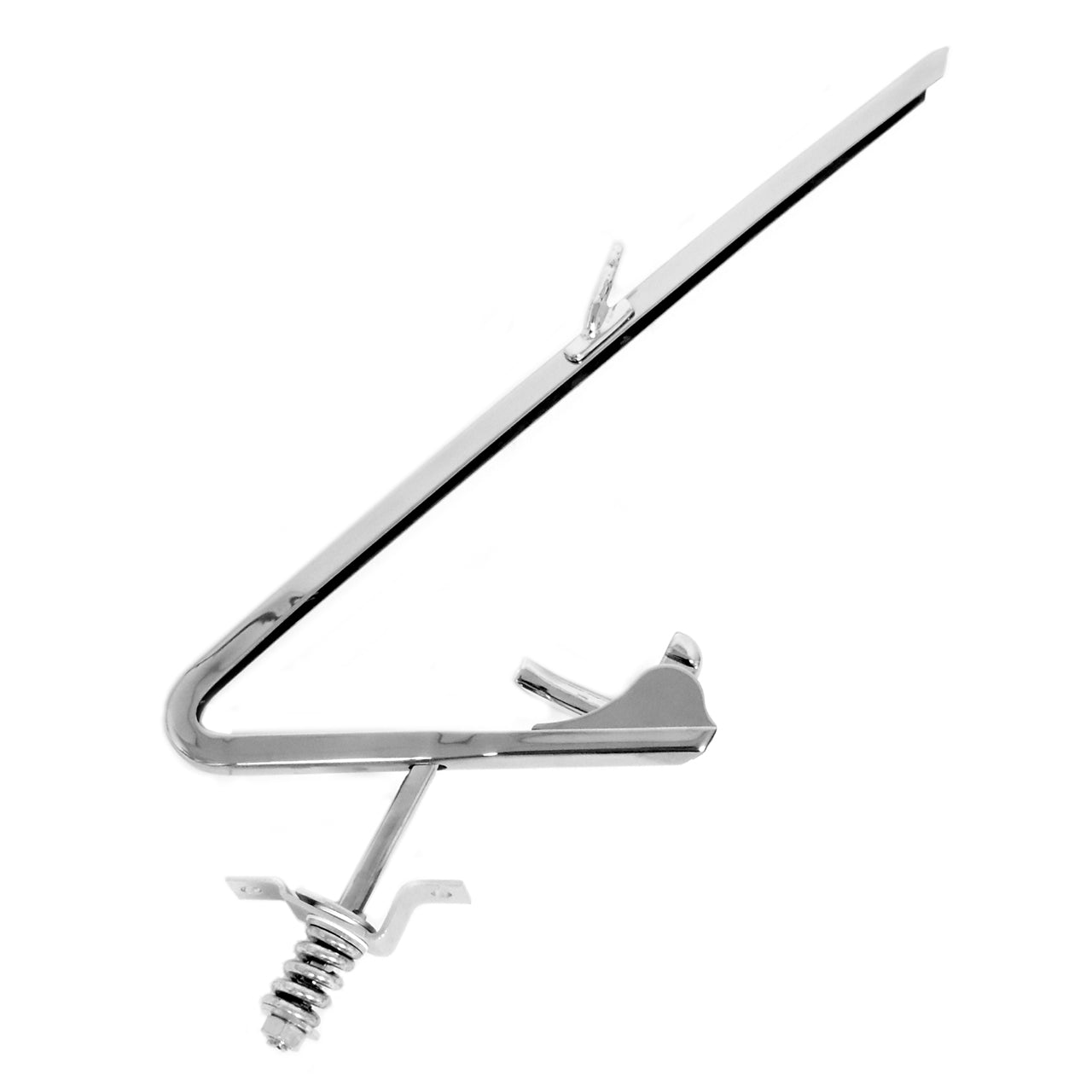 Vent Window Inner Glass Frame with Chrome Handle | LH or RH | 1965-66 Ford Mustang