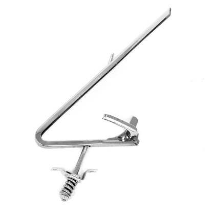 Vent Window Inner Glass Frame with Chrome Handle | LH or RH | 1965-66 Ford Mustang