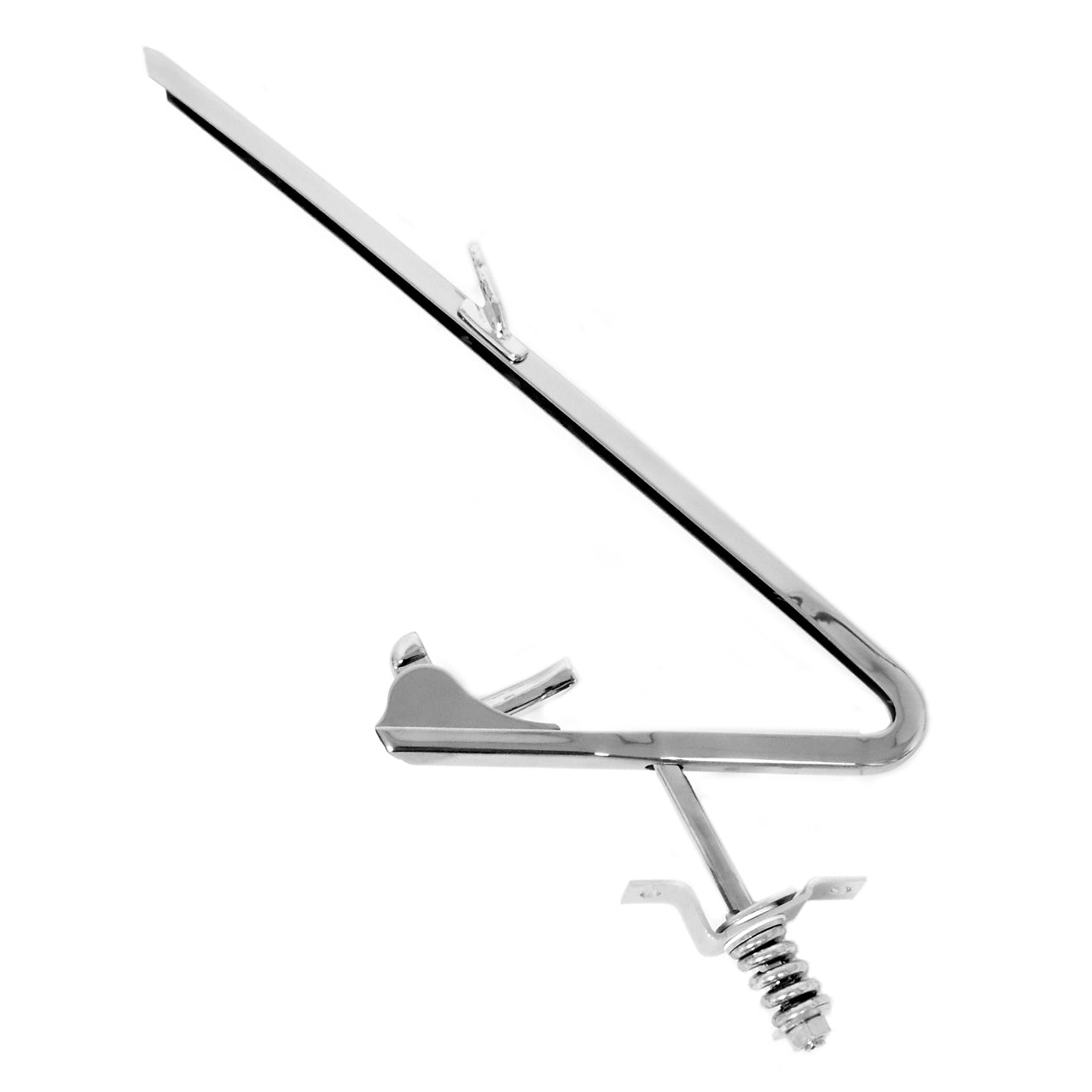 Vent Window Inner Glass Frame with Chrome Handle | LH or RH | 1965-66 Ford Mustang