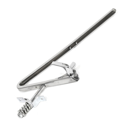 Vent Window Inner Glass Frame with Chrome Handle | LH or RH | 1965-66 Ford Mustang
