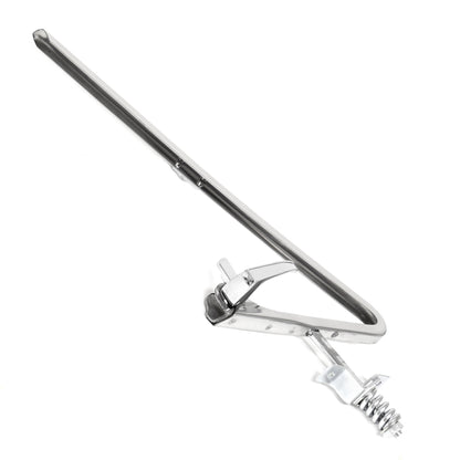 Vent Window Inner Glass Frame with Chrome Handle | LH or RH | 1967 Ford Mustang