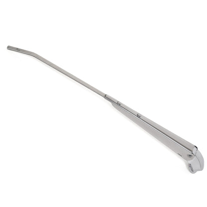 Windshield Wiper Arm | Polished Stainless | Flanged Cap | LH or RH | 1966-70 Ford Mustang
