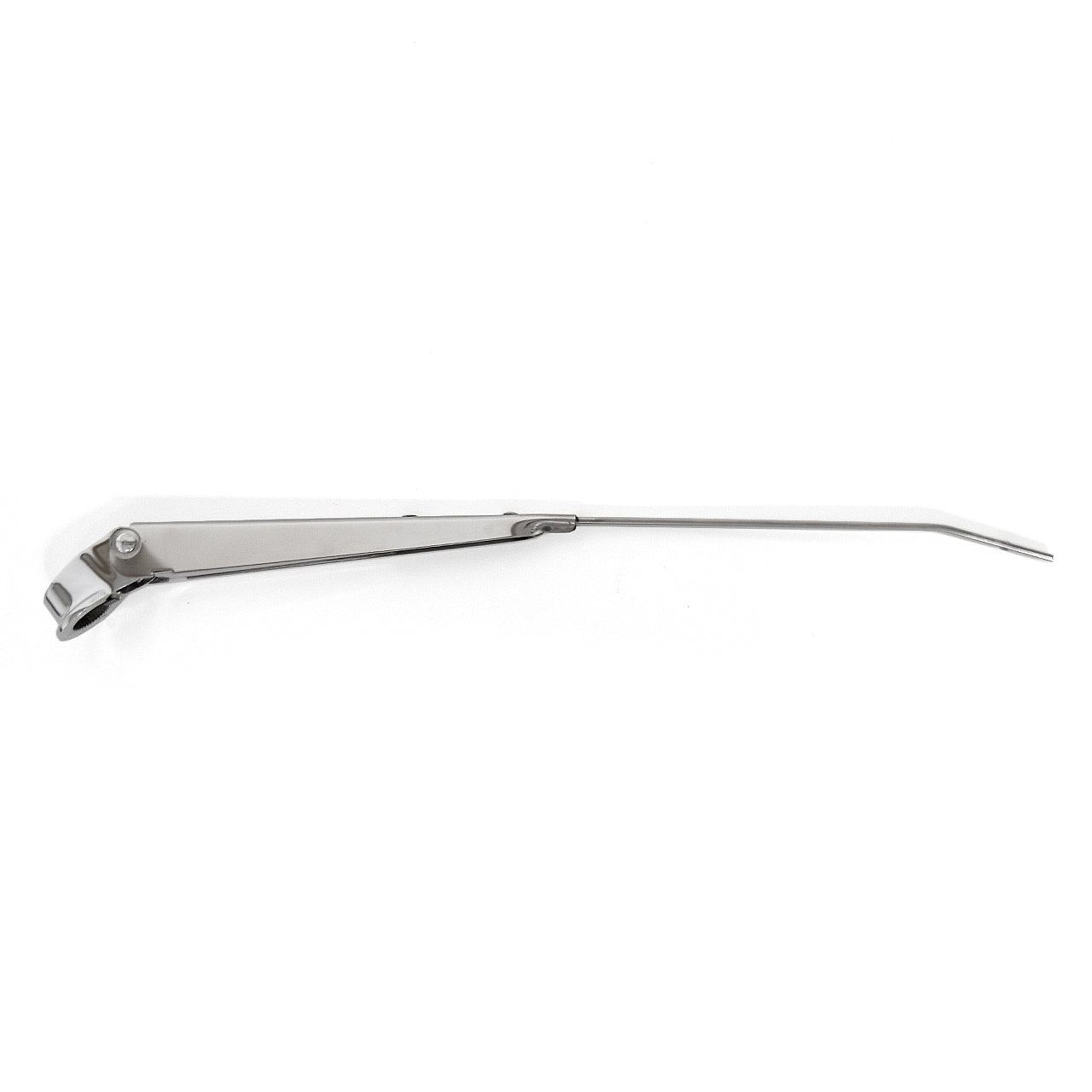 Windshield Wiper Arm | Polished Stainless | Flanged Cap | LH or RH | 1966-70 Ford Mustang