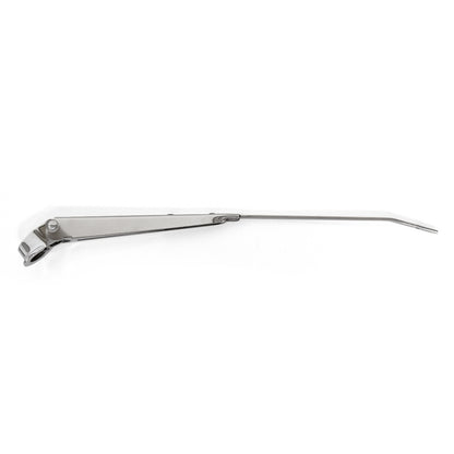 Windshield Wiper Arm | Polished Stainless | Flanged Cap | LH or RH | 1966-70 Ford Mustang