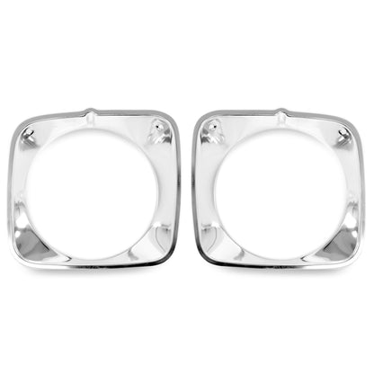 Headlight Doors | Polished Aluminum | Pair | 1973 Ford Mustang
