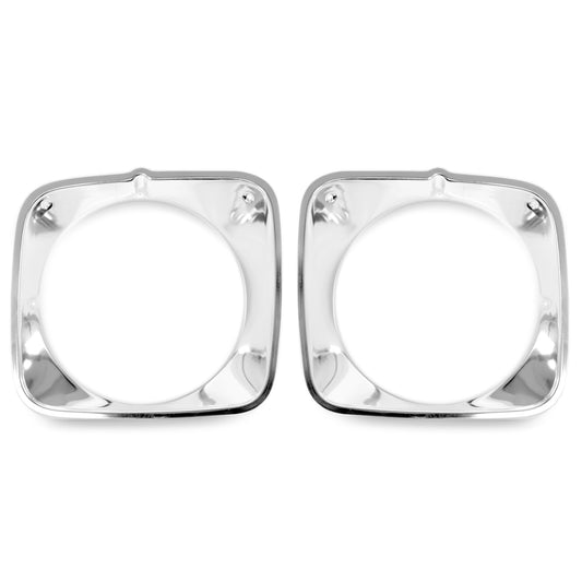 Headlight Doors | Polished Aluminum | Pair | 1973 Ford Mustang