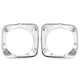 Headlight Doors | Polished Aluminum | Pair | 1973 Ford Mustang