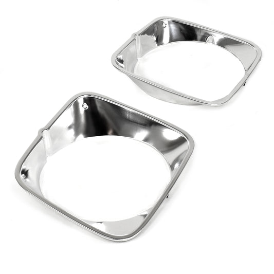 Headlight Doors | Polished Aluminum | Pair | 1973 Ford Mustang