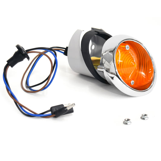 Parking Light / Turn Signal Assembly | Amber Lens | LH or RH | 1964-66 Ford Mustang