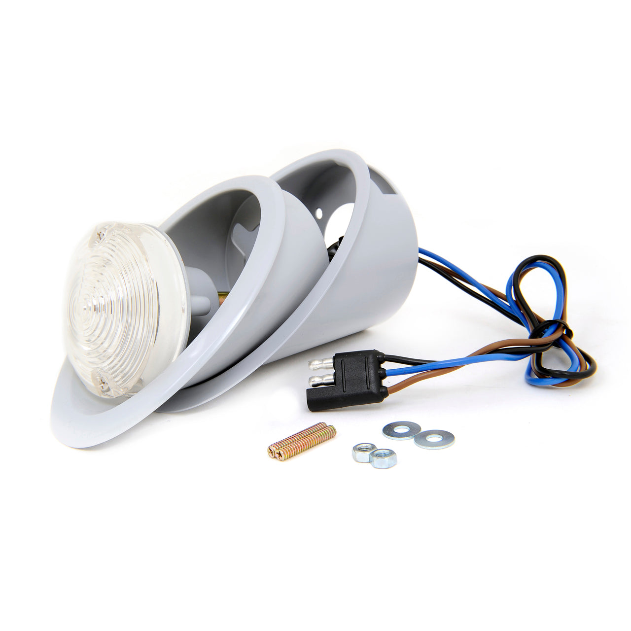 Parking Light / Turn Signal Assembly | Clear Lens | LH or RH | 1967-68 Ford Mustang