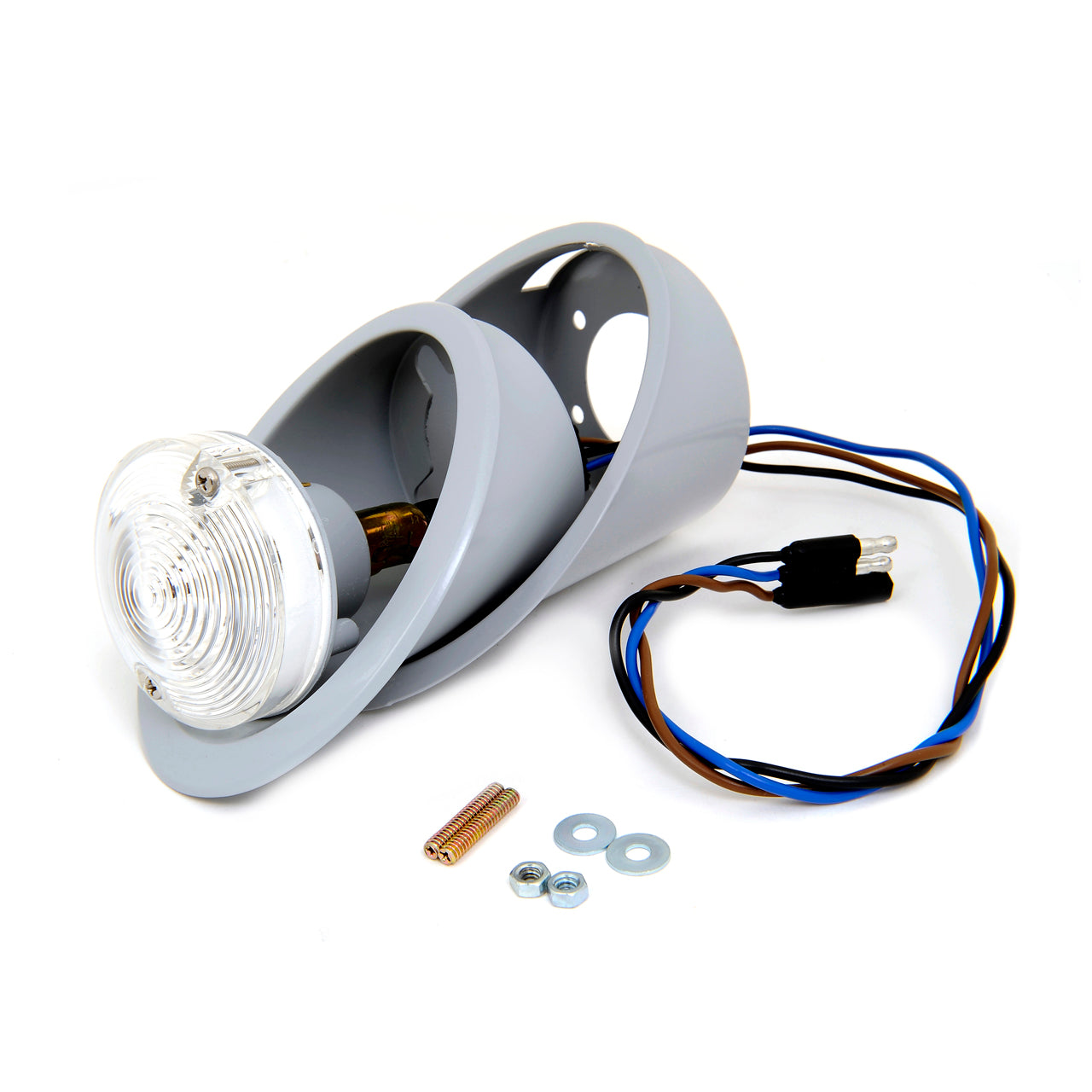 Parking Light / Turn Signal Assembly | Clear Lens | LH or RH | 1967-68 Ford Mustang