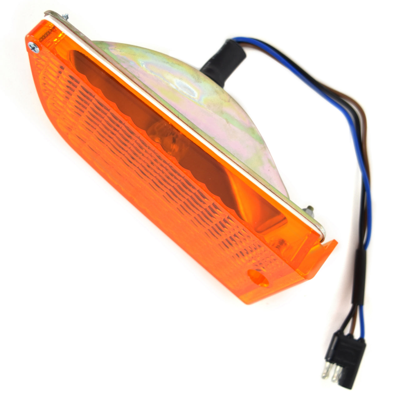 Parking Light / Turn Signal Assembly with Lens | LH or RH | 1971-72 Ford Mustang