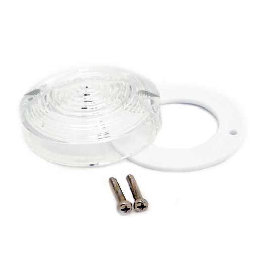 Parking Light / Turn Signal Lens + Gasket & Screws | LH or RH | 1967-68 Ford Mustang