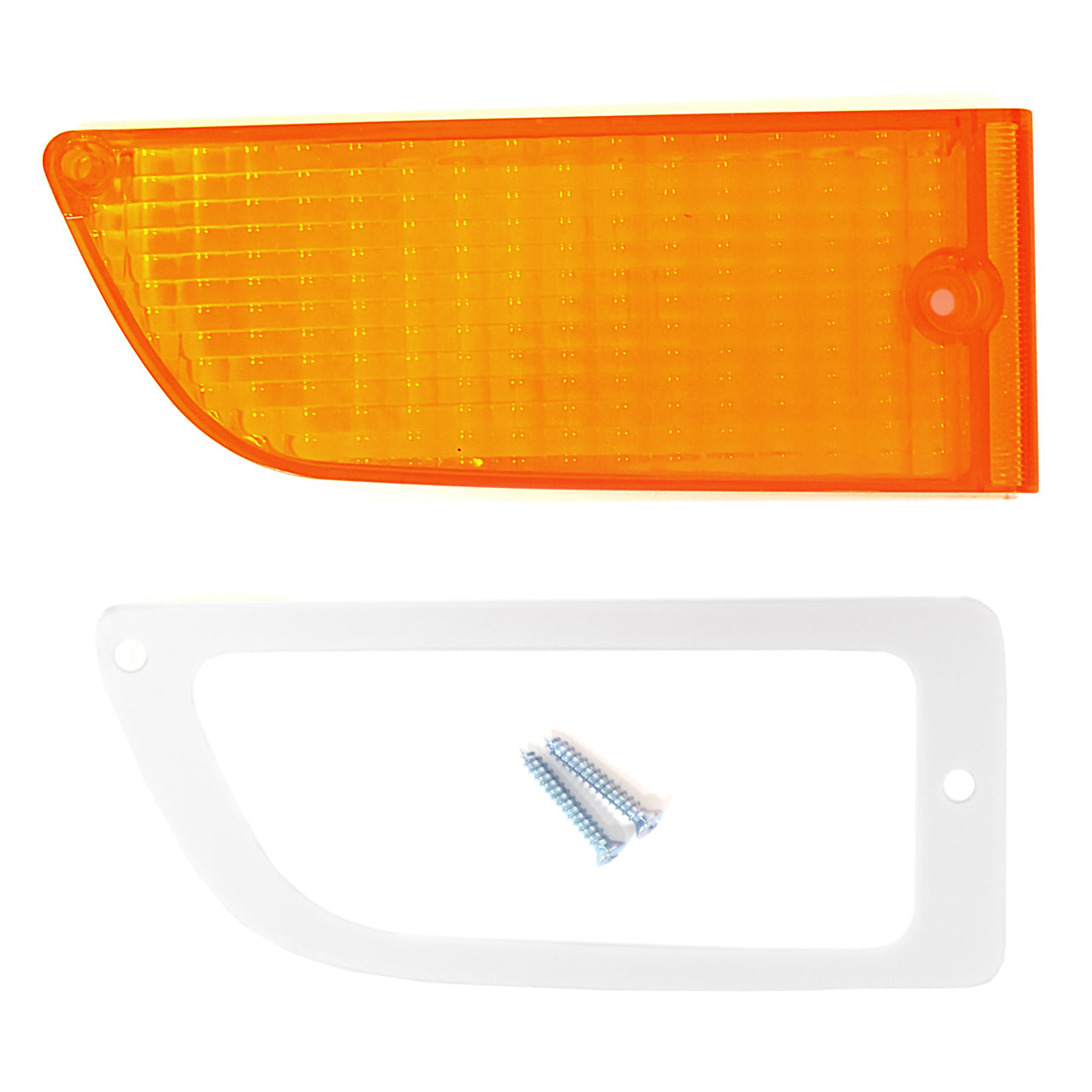 Parking Light / Turn Signal Lens + Gasket & Screws | LH or RH | 1971-72 Ford Mustang