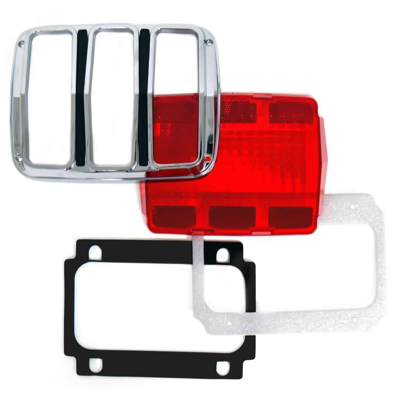Tail Light Assembly | Red Lens | RH | 1965-66 Ford Mustang