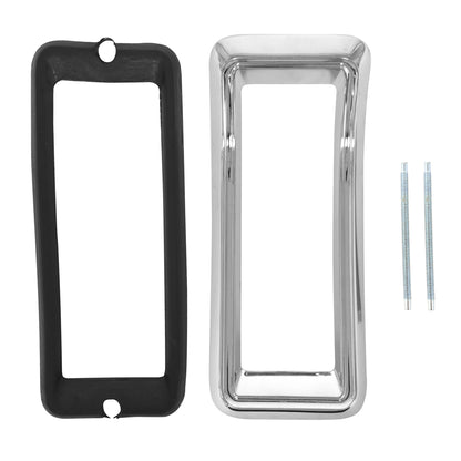 Chrome Tail Light Bezel | LH or RH | 1967 Ford Mustang