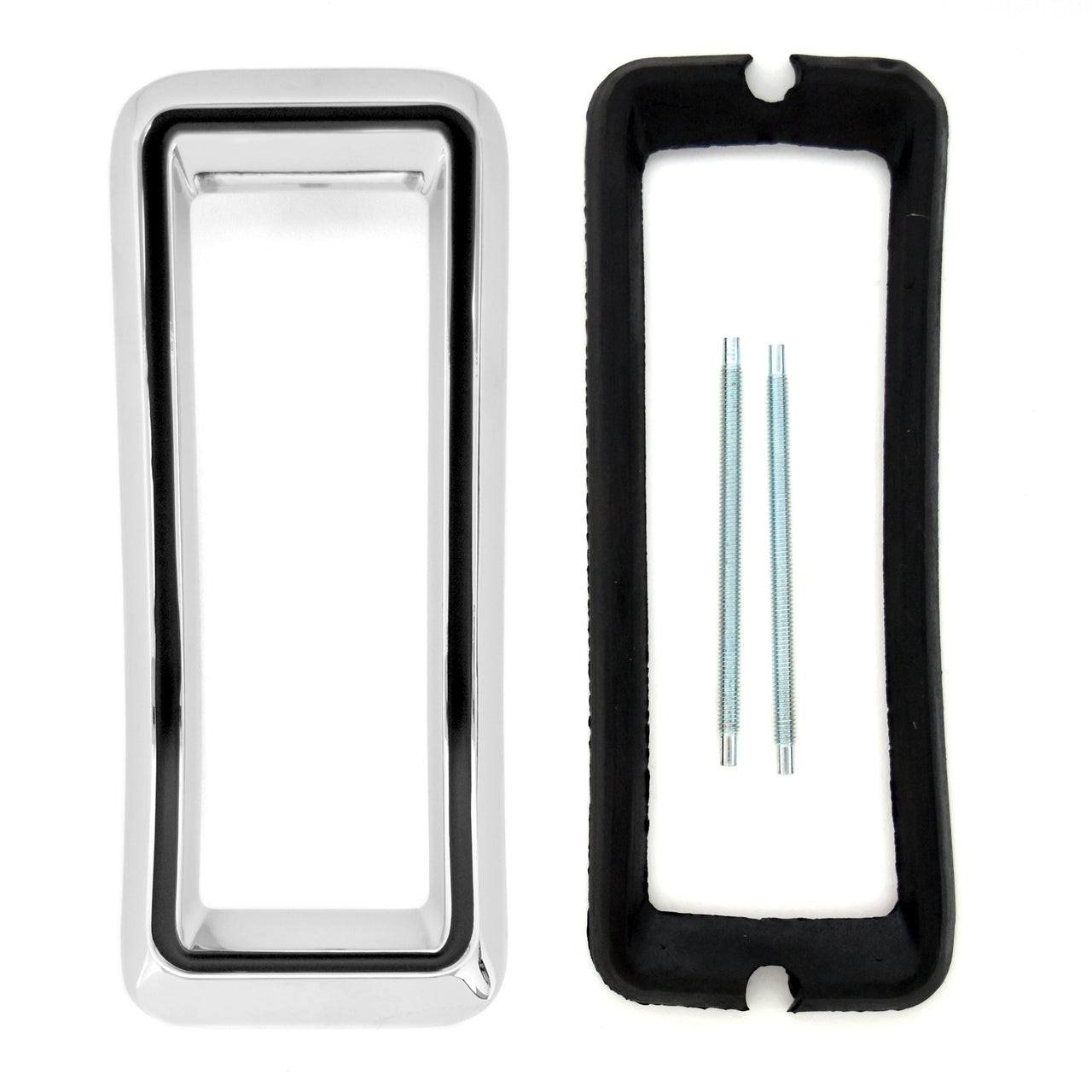 Chrome Tail Light Bezel | LH or RH | 1968 Ford Mustang