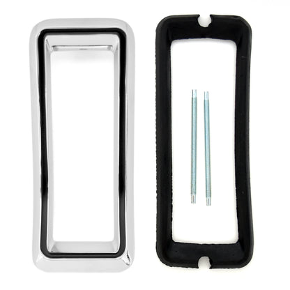 Chrome Tail Light Bezel | LH or RH | 1968 Ford Mustang